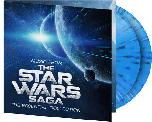 PRE-ORDER: Robert Ziegler "Music From The Star Wars Saga (Soundtrack)" 2xLP (May The 4th Be With You Edition "Hyperspace" Blue Splatter Vinyl)