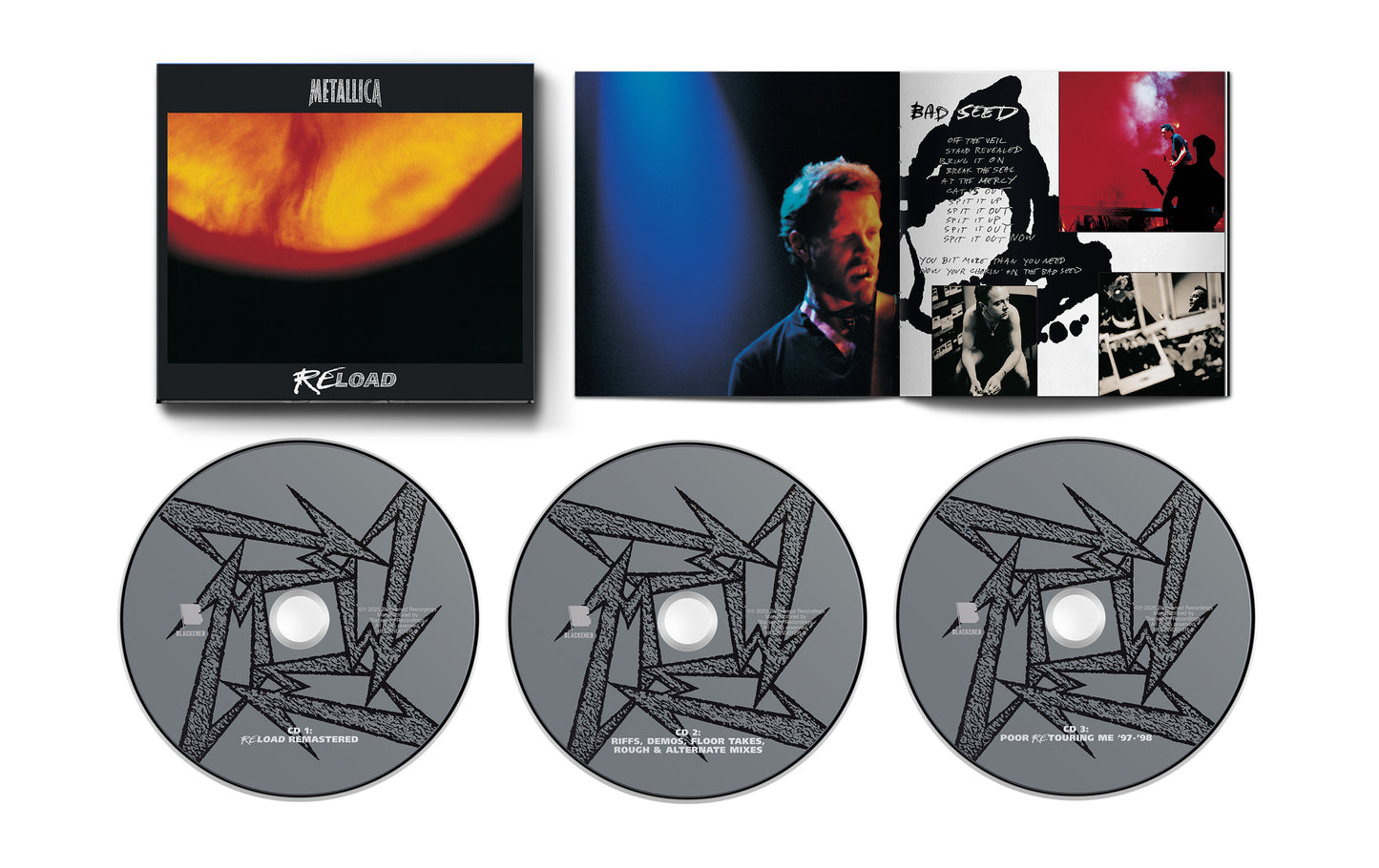PRE-ORDER: Metallica "ReLoad (Remastered Expanded Edition)" 3xCD