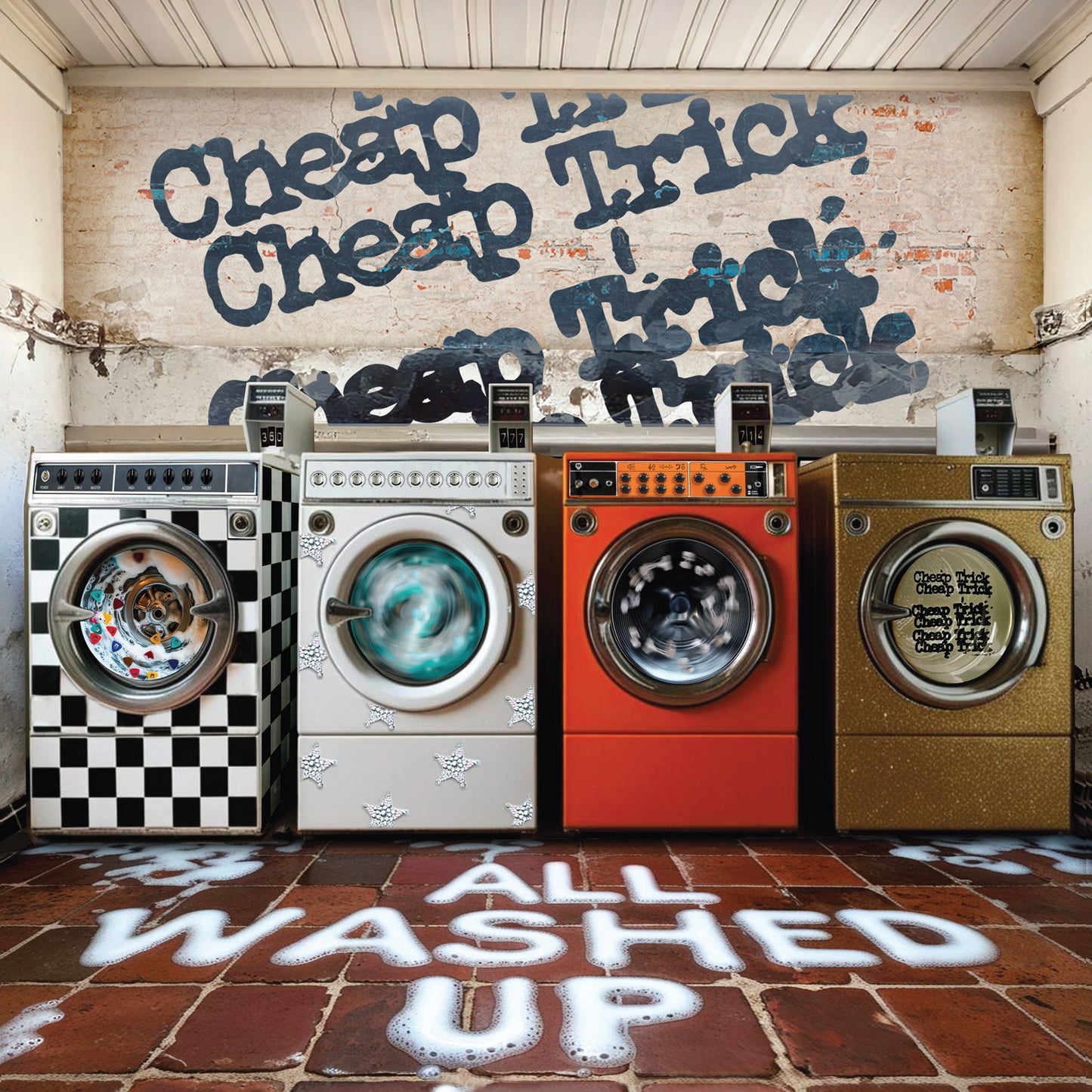 Cheap Trick "All Washed Up" LP (Graphite Marble Vinyl)