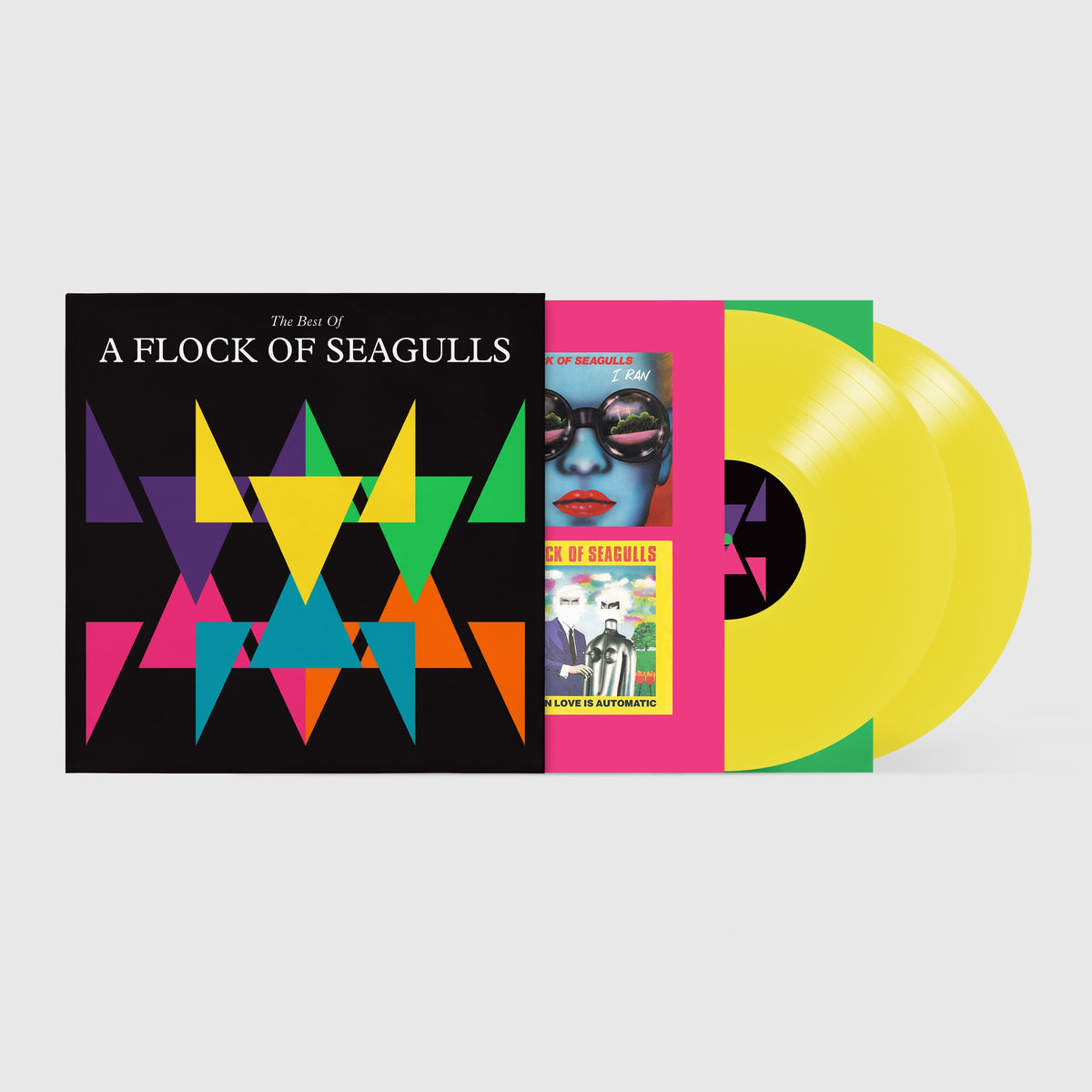 PRE-ORDER: A Flock of Seagulls "The Best of A Flock of Seagulls" 2xLP (Yuzu Yellow Vinyl)