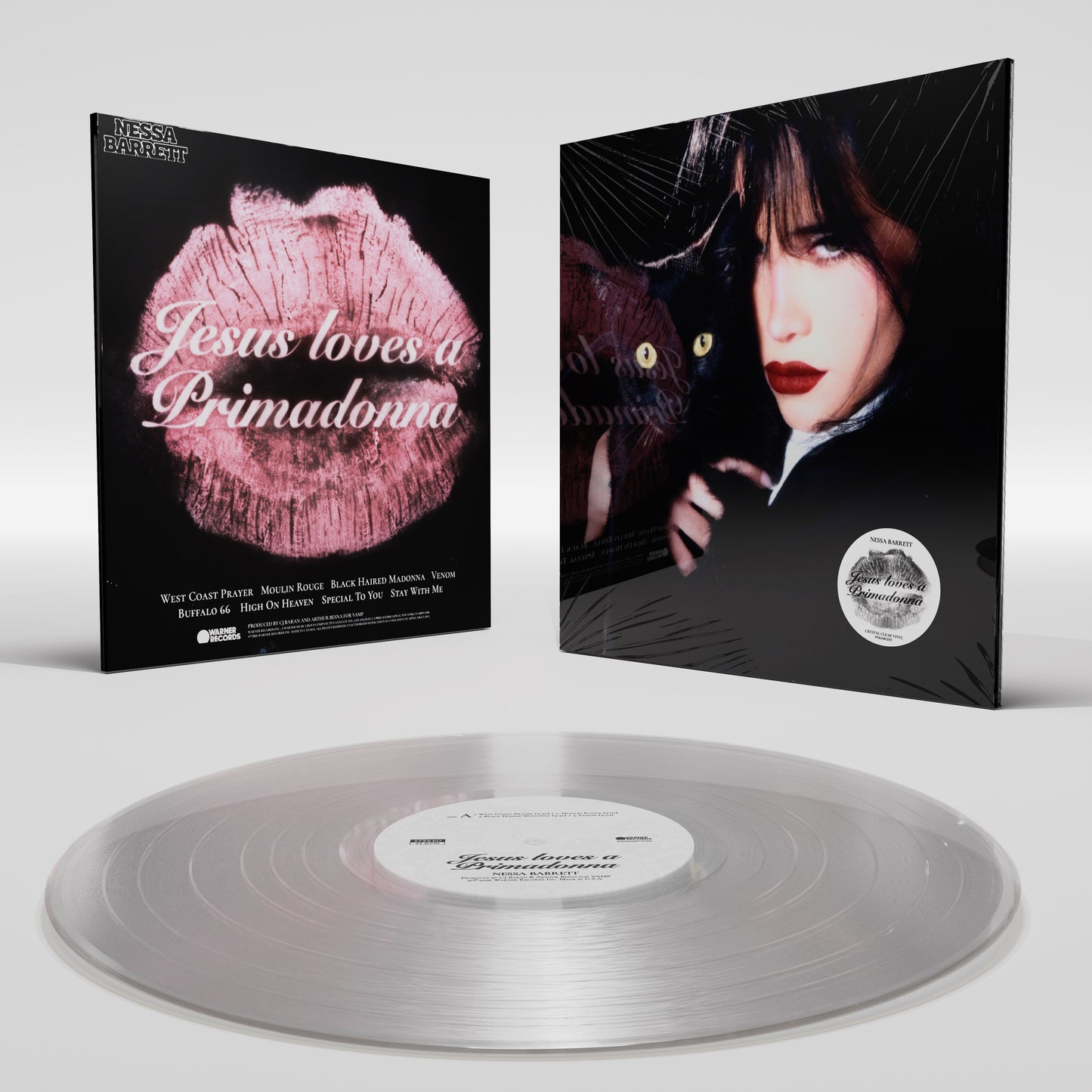 PRE-ORDER: Nessa Barrett "Jesus Loves A Primadonna" LP (Crystal Clear Vinyl)