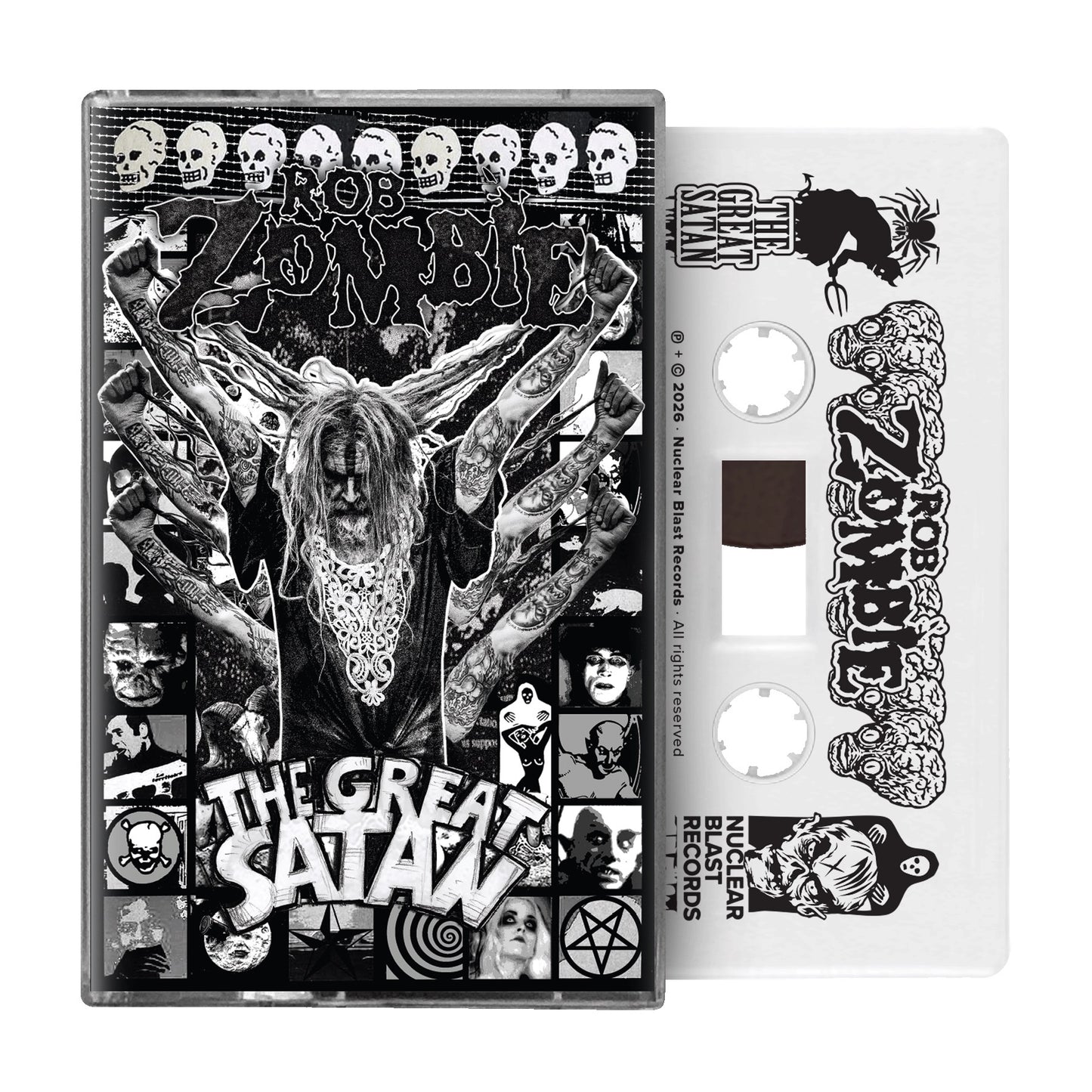 PRE-ORDER: Rob Zombie "The Great Satan" Cassette