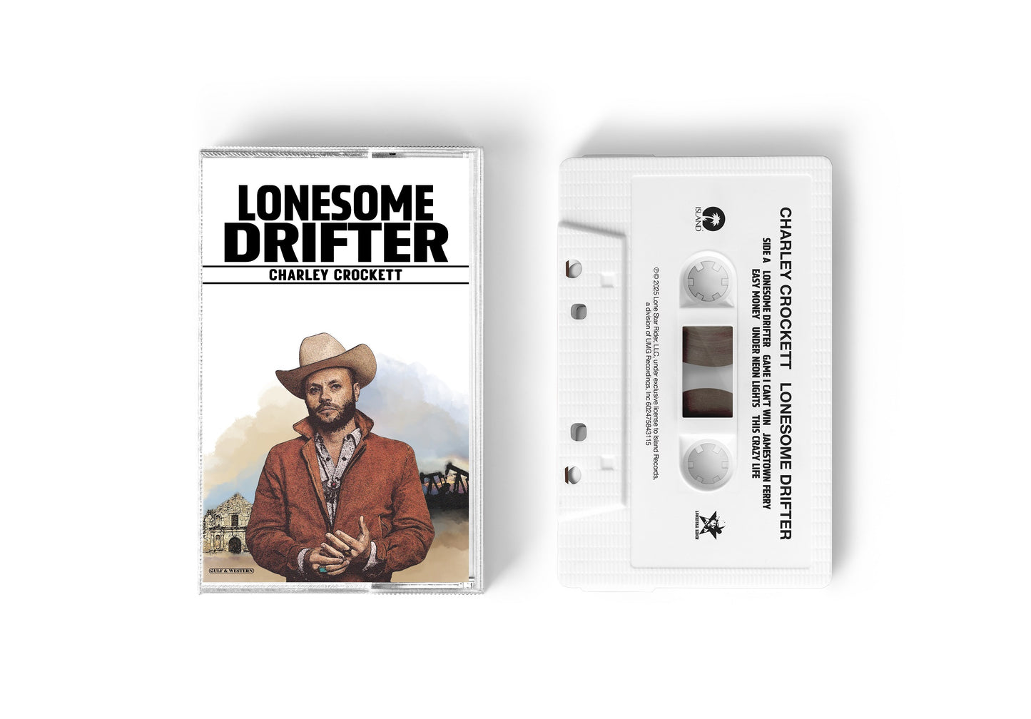 Charley Crockett "Lonesome Drifter" Cassette