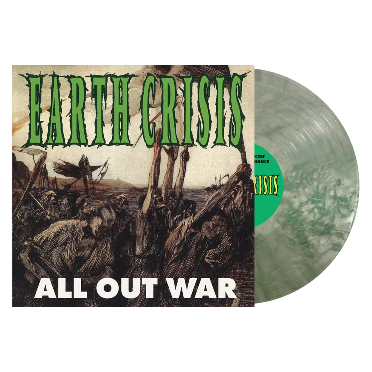 Earth Crisis "All Out War" 12" EP (Iridescent Green Vinyl)