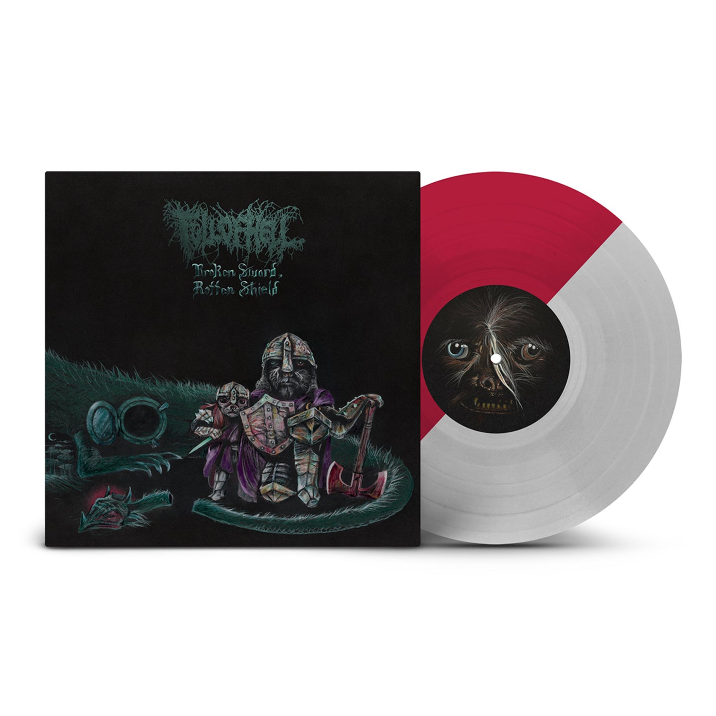 Full of Hell "Broken Sword, Rotten Shield" 10" (Silver/Red Vinyl)