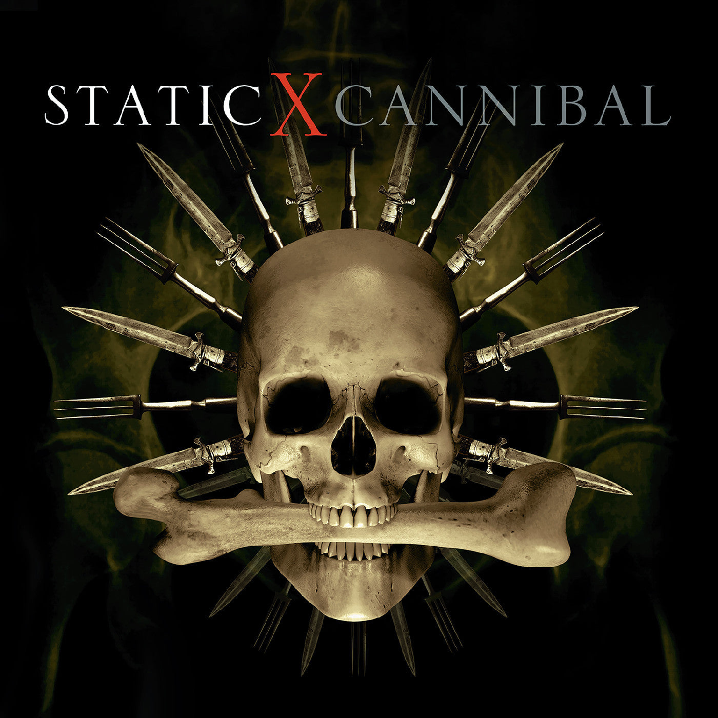 Static X "Cannibal" LP (Blood & Bronze Splatter Vinyl)