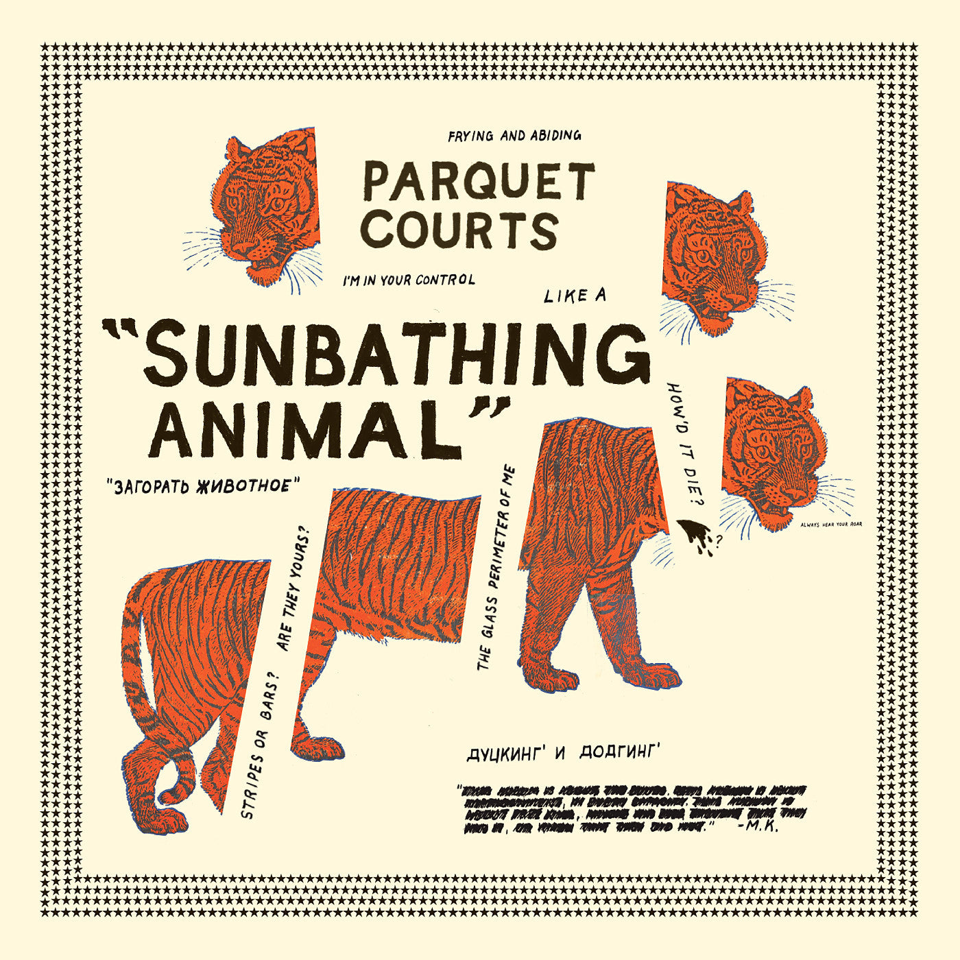 Parquet Courts "Sunbathing Animal" LP
