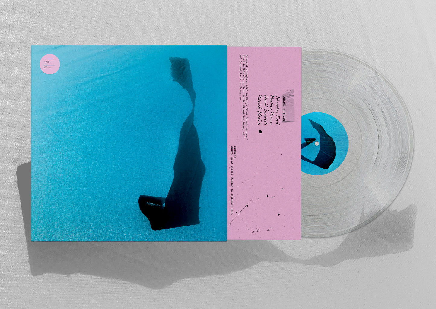 PRE-ORDER: Unwed Sailor "High Remembrance" LP (Clear Vinyl)