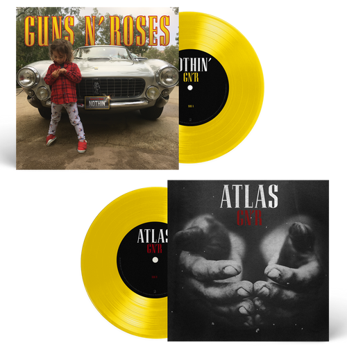 PRE-ORDER: Guns N' Roses "Nothin' / Atlas" 7" (Canary Yellow Vinyl)