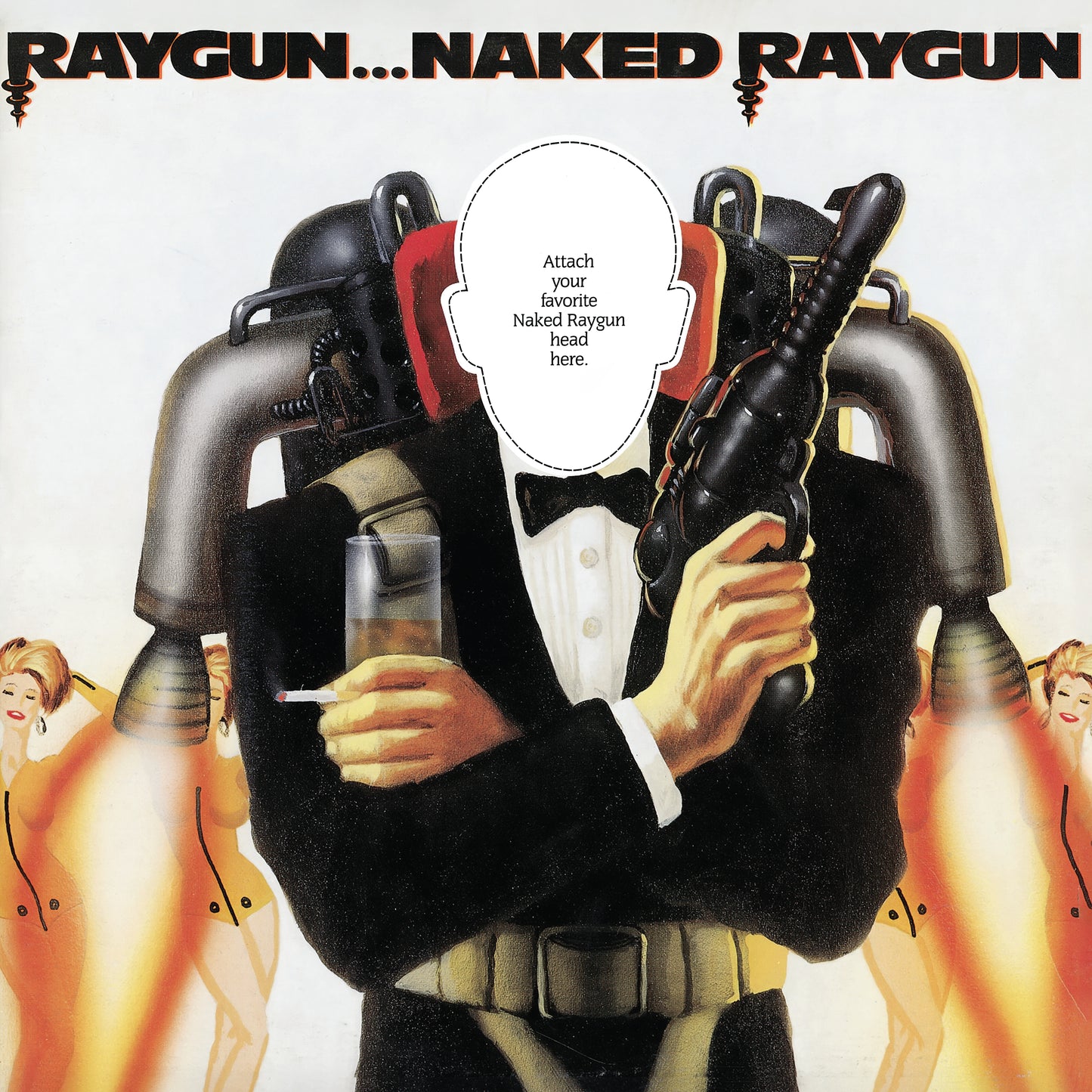 Naked Raygun "Raygun...Naked Raygun (Remastered)" LP (Orange Swirl Vinyl)