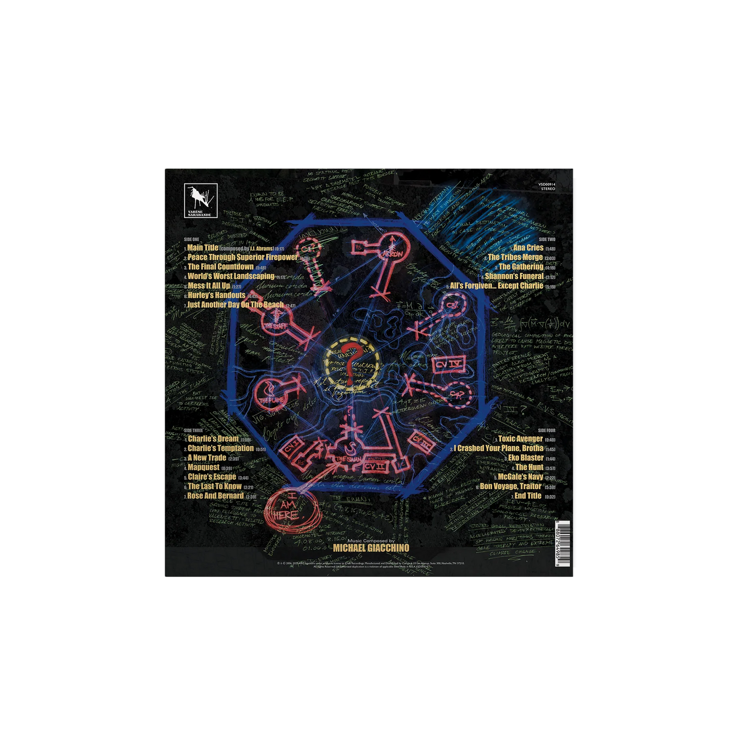 Michael Giacchino "Lost: Season 2 (Original Television Soundtrack)" 2xLP (Clear Smoke Vinyl)