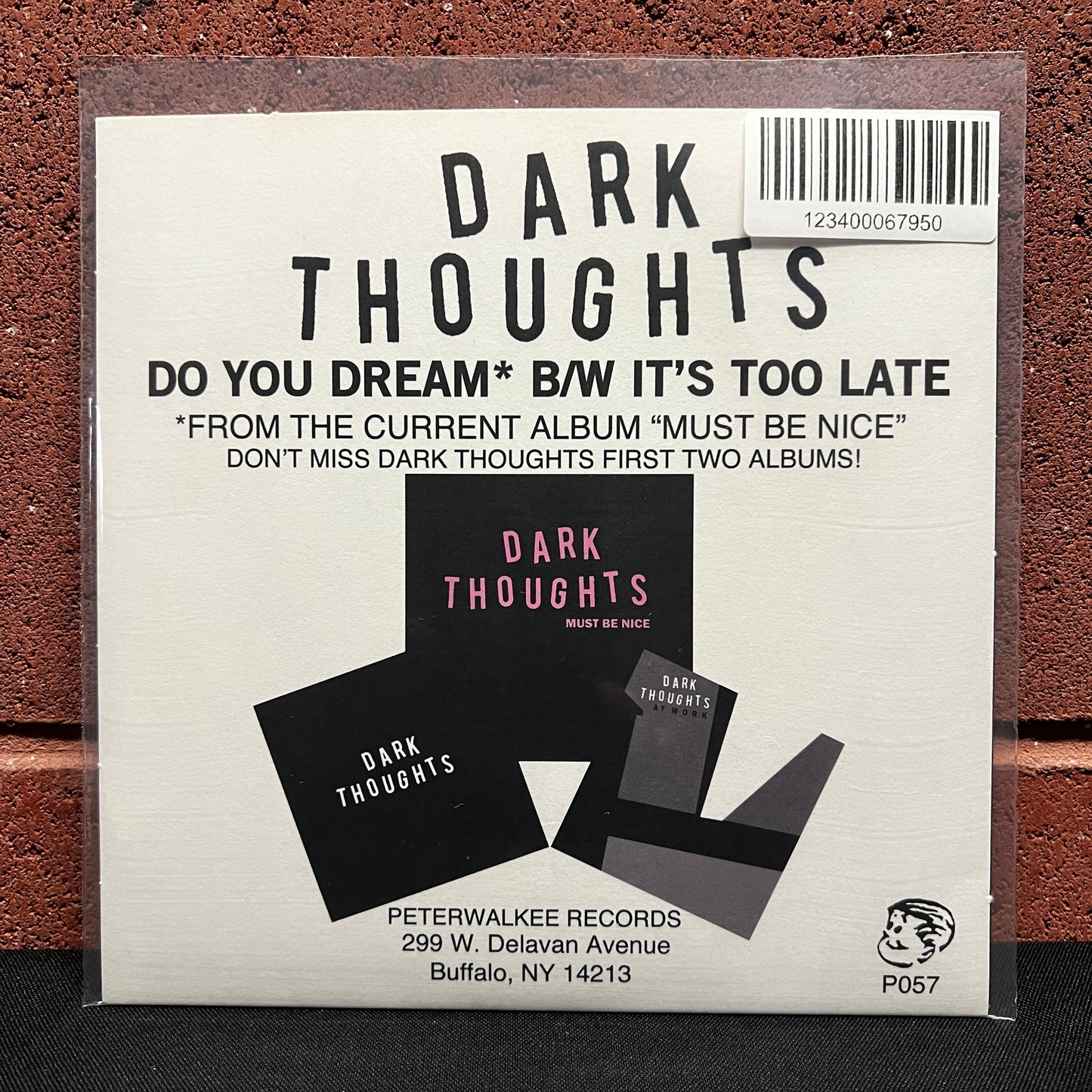 Used Vinyl: Dark Thoughts "Do You Dream" 7" (Coke Bottle Clear)