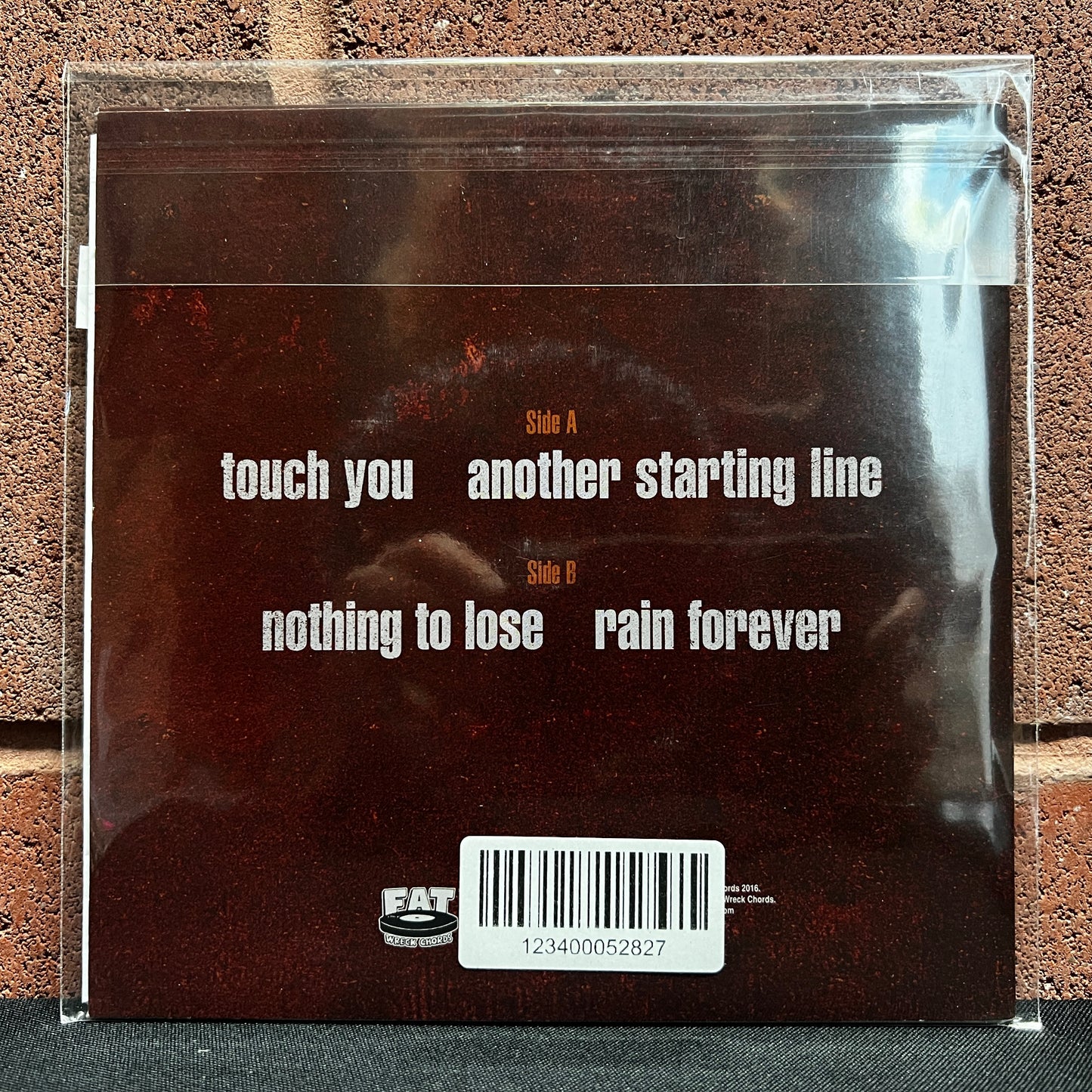 Used Vinyl: Hi-Standard "Another Starting Line" 7" (Oxblood w/Gray Splatter Vinyl)