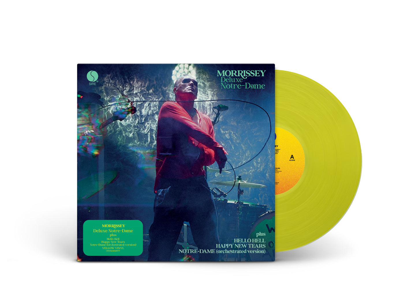PRE-ORDER: Morrissey "Deluxe Notre-Dame" 12" EP (Yellow Vinyl)