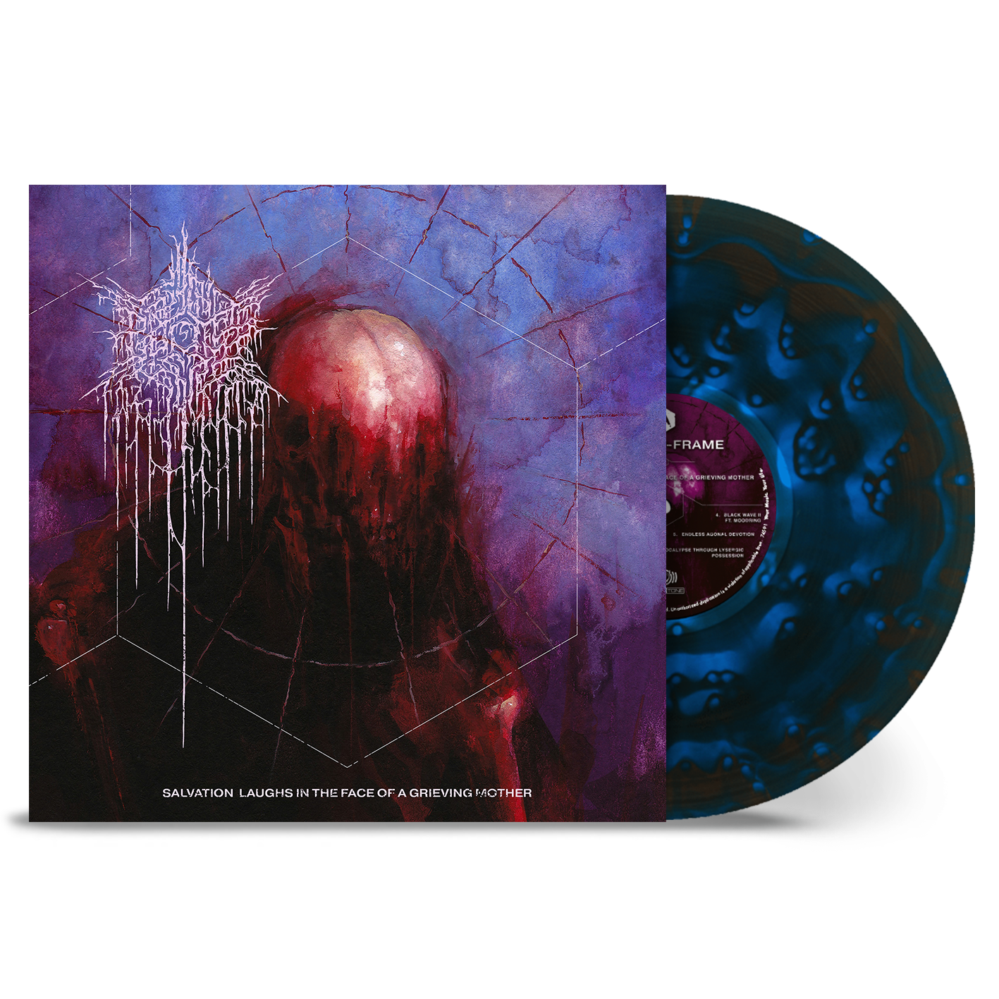 PRE-ORDER: PSYCHO-FRAME "Salvation Laughs In The Face Of A Grieving Mother" LP (Indie Exclusive "Blue Salvation" Vinyl)