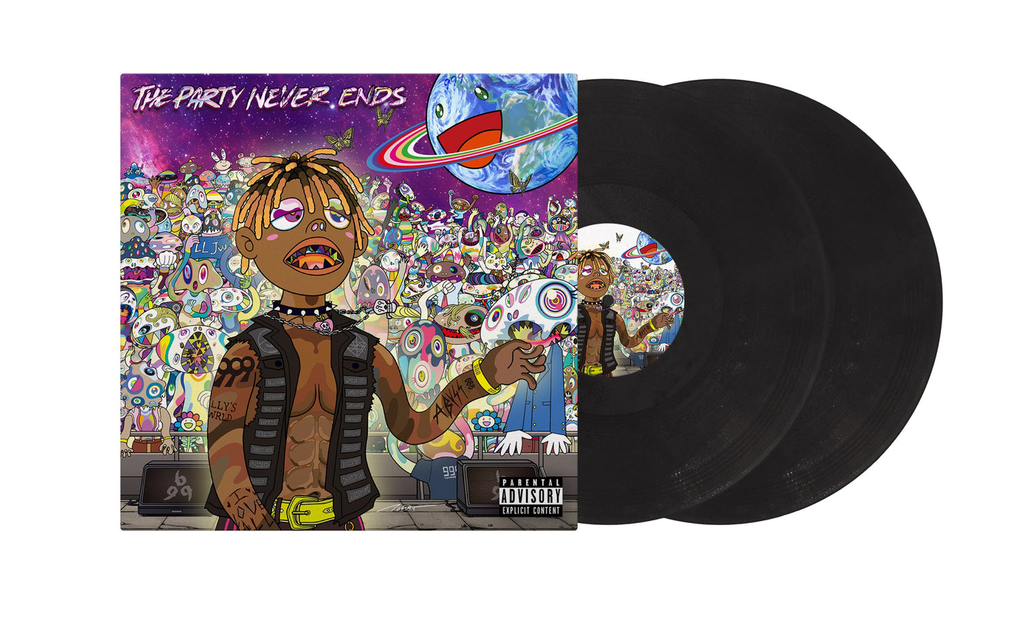 Juice WRLD "The Party Never Ends" 2xLP (Coal Color Vinyl)