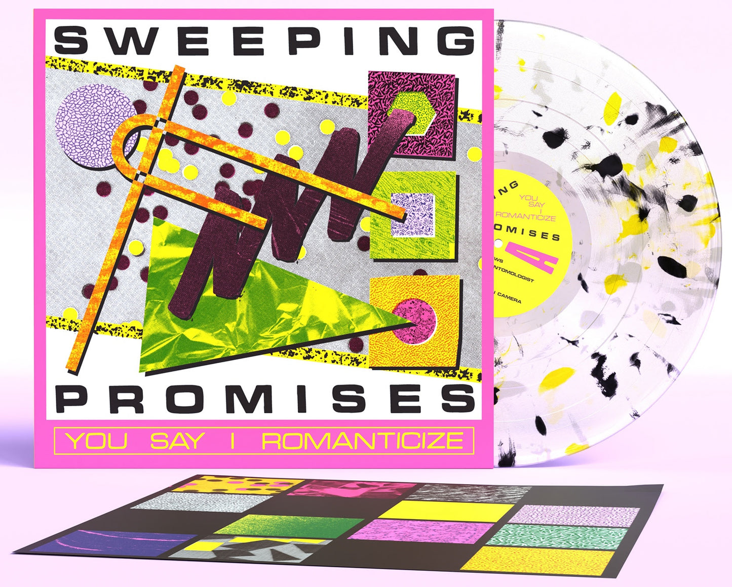 PRE-ORDER: Sweeping Promises "You Say I Romanticize" LP (Loser Edition Clear w/ Yellow & Black Vinyl)