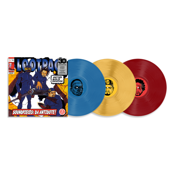 PRE-ORDER: Lootpack "Soundpieces: Da Antidote!" 3xLP (Primary Colors Vinyl)