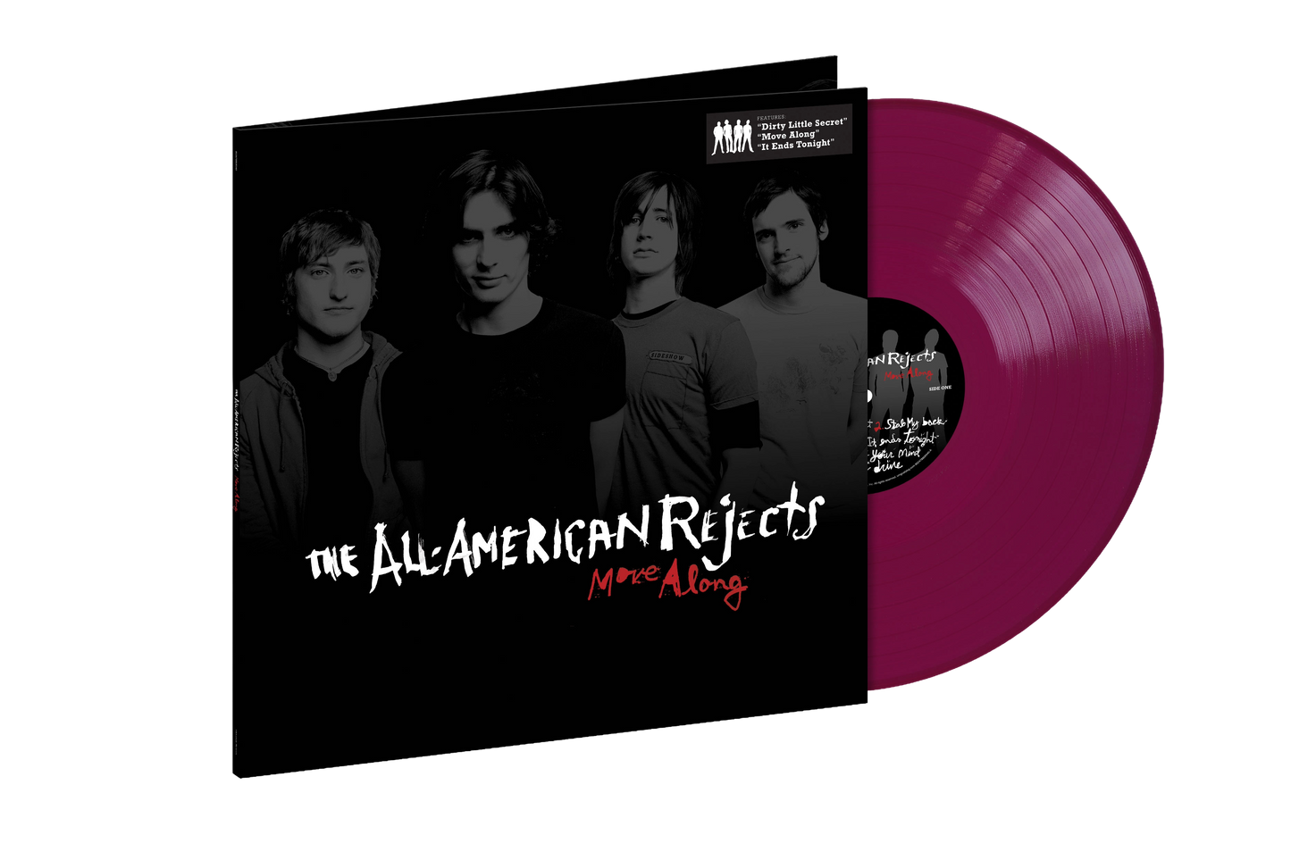 The All-American Rejects "Move Along" LP (Translucent Grape Vinyl)