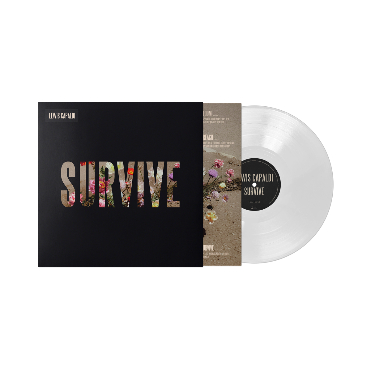 Lewis Capaldi "Survive" EP (Clear Vinyl)
