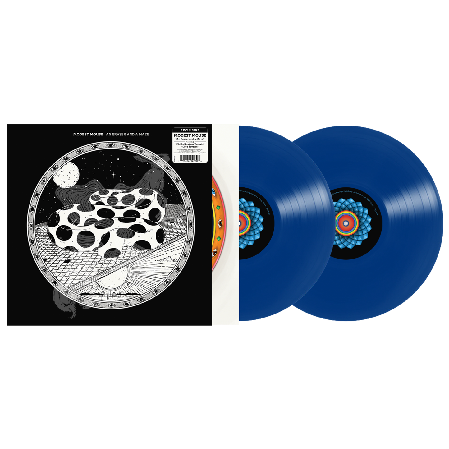 Modest Mouse “An Eraser And A Maze” 2xLP (Indie Exclusive 180g "Ocean Floor" Color Vinyl)