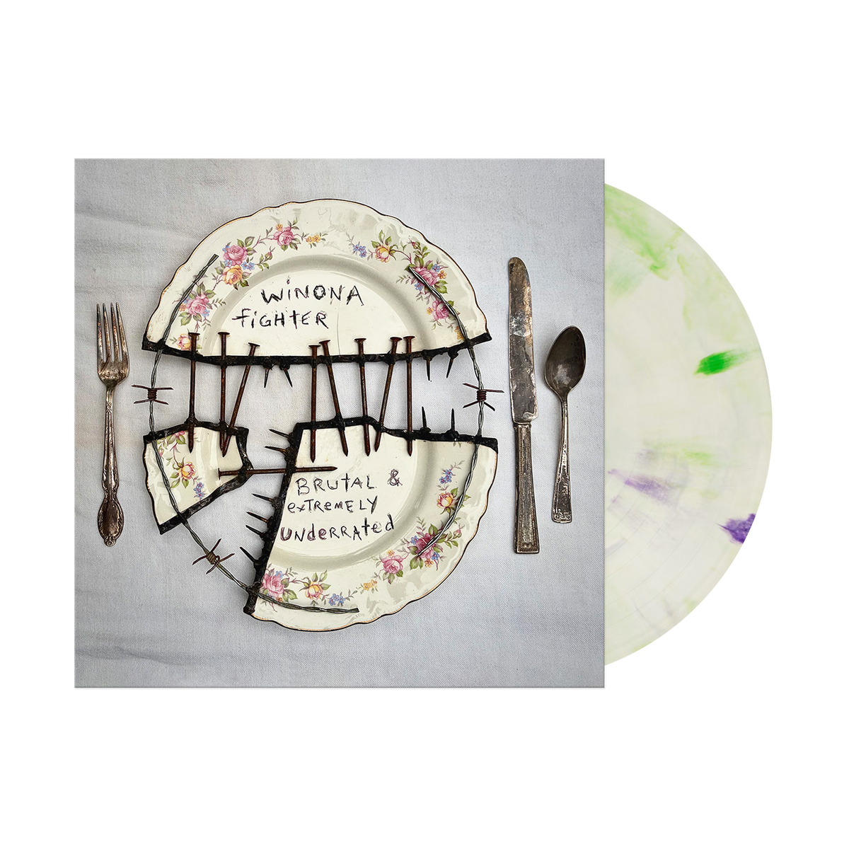 PRE-ORDER: Winona Fighter "Brutal & Extremely Underrated" LP (Bug Punch Color Vinyl)