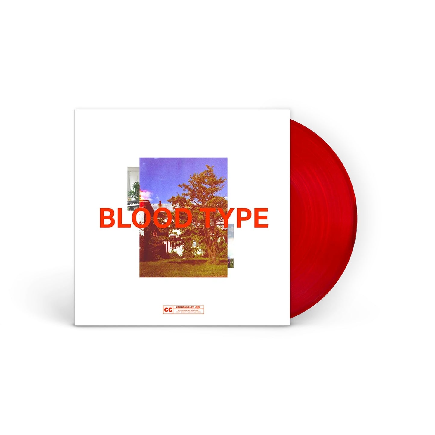 Cautious Clay "Blood Type" 12" EP (Indie Exclusive Transparent Blood Red Vinyl)