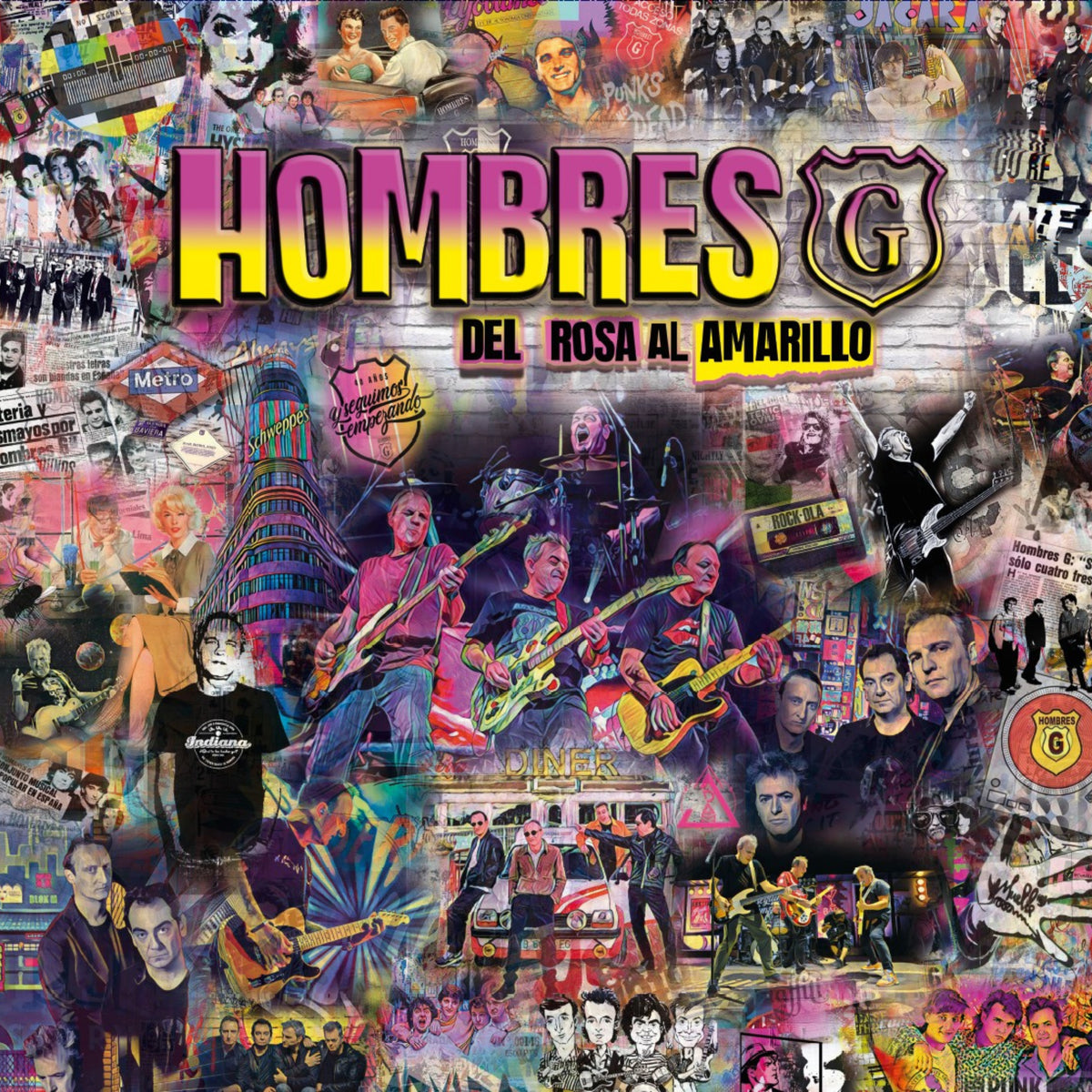 PRE-ORDER: Hombres G "Del rosa al amarillo" LP