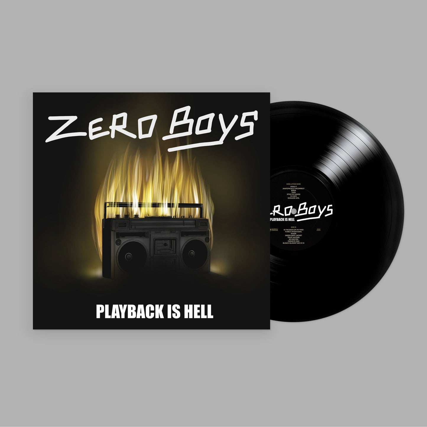 Zero Boys "Playback Is Hell" LP