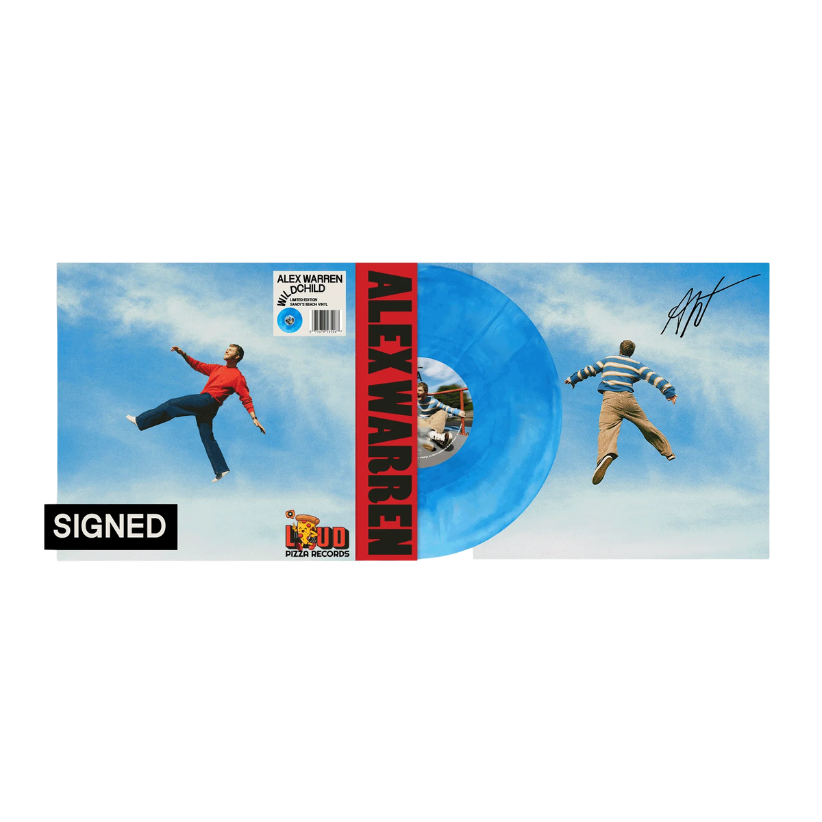 Alex Warren "WILDCHILD" LP (Listening Party Exclusive "Sandy's Beach" Blue Vinyl, SIGNED)