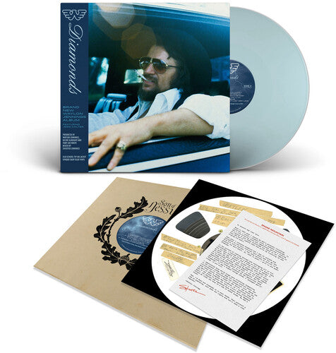 PRE-ORDER: Waylon Jennings "Diamonds" LP (Indie Exclusive Light Blue Vinyl)