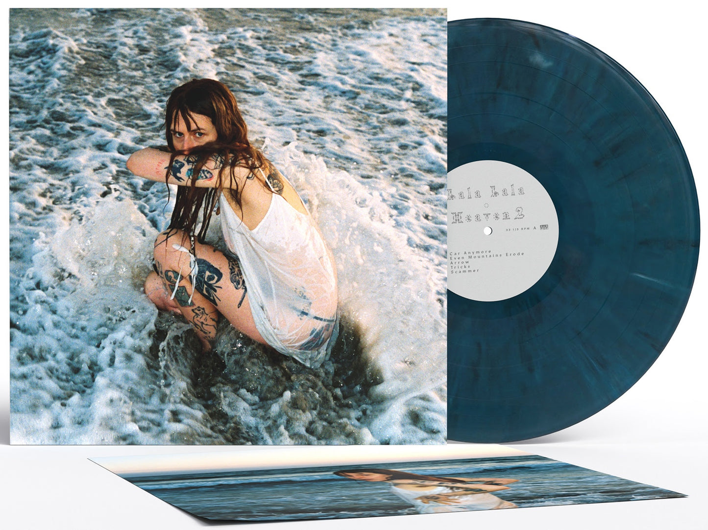 Lala Lala (aka Lillie West) "Heaven 2" LP (Ocean Blue Vinyl)
