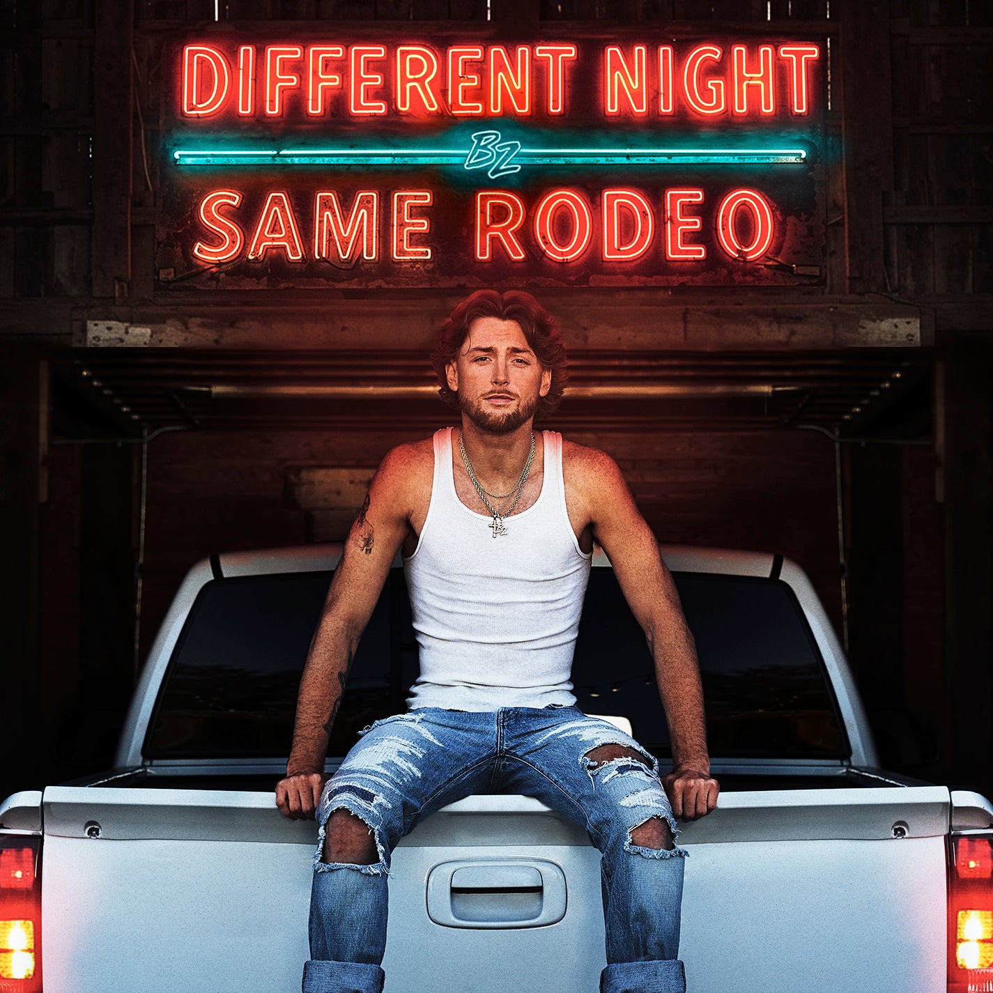 Bailey Zimmerman "Different Night Same Rodeo" 2xLP (Coke Bottle Clear Vinyl)