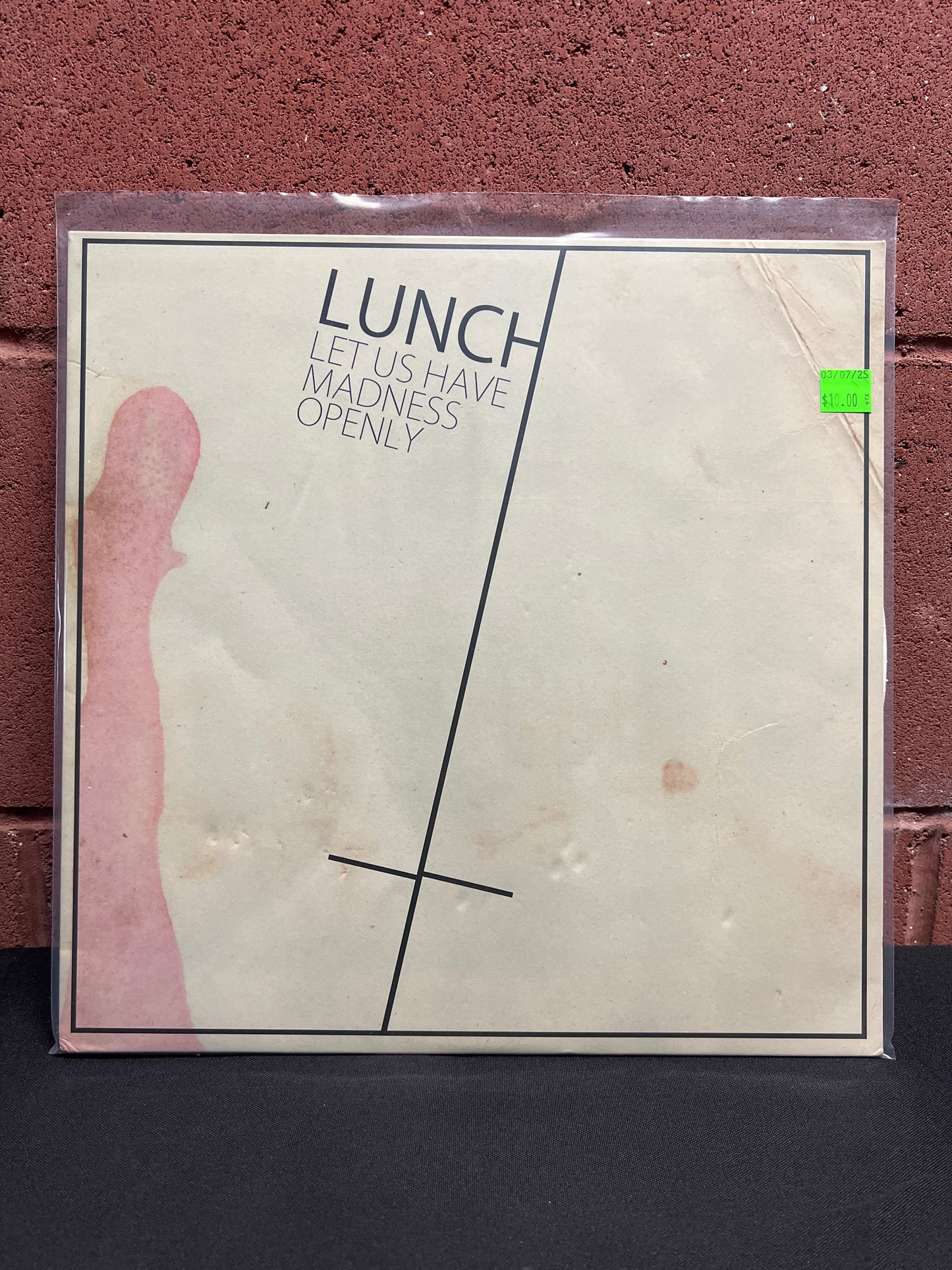 Used Vinyl: Lunch "Let Us Have Madness Openly" LP (White Vinyl)