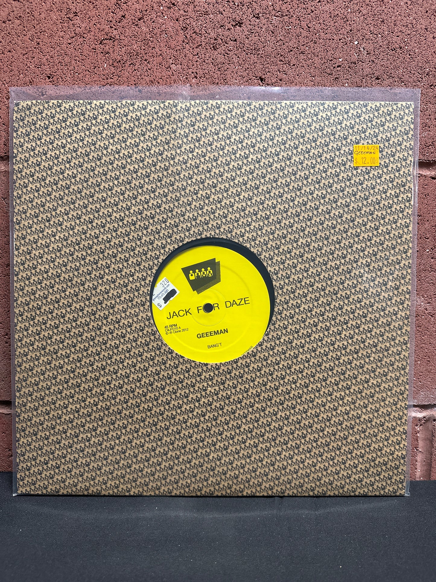 Used Vinyl: Geeeman "Bang't / Fire Extinguisher" 12"