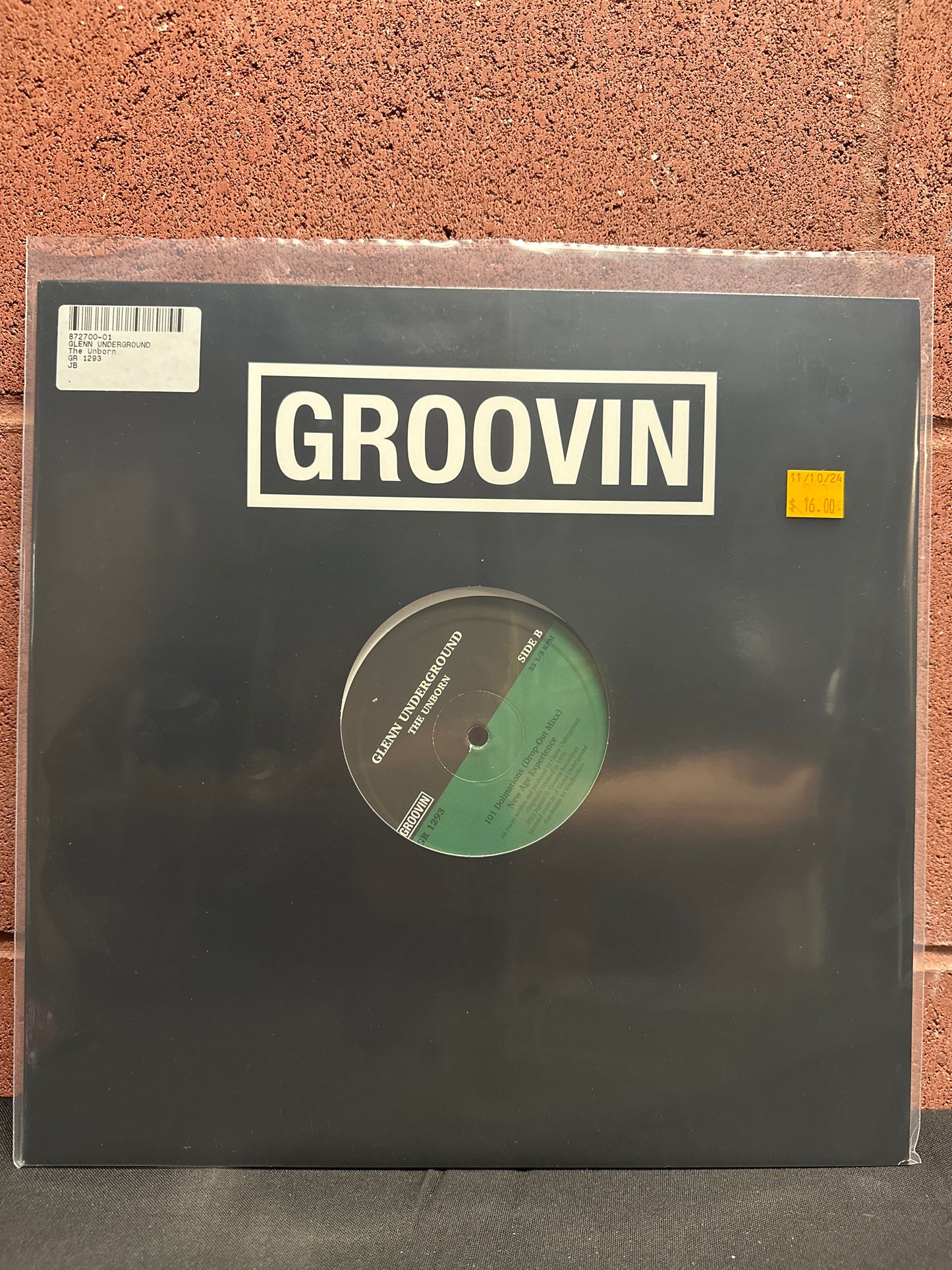 Used Vinyl: Glenn Underground "The Unborn" 12" (180 Gram)