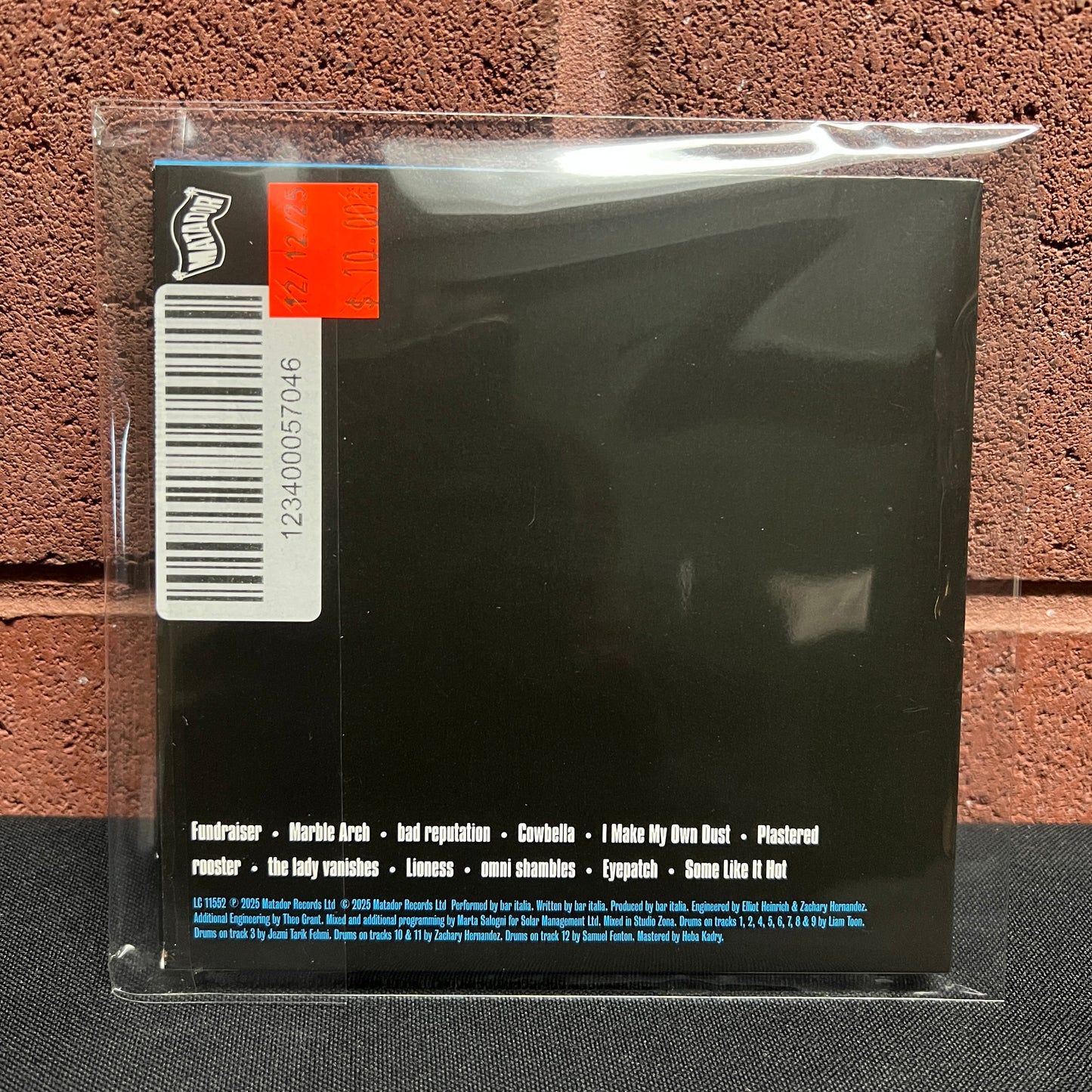 Used CD: Bar Italia "Some Like It Hot" CD