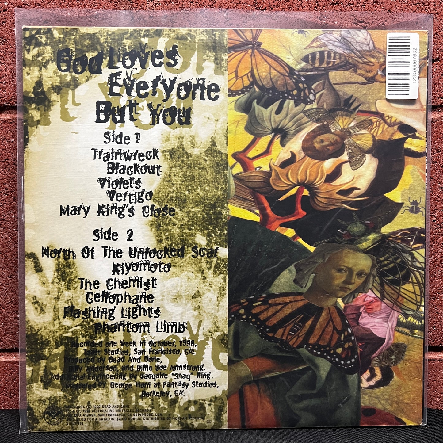Used Vinyl: Dead And Gone "God Loves Everyone But You" LP (1997 Press)