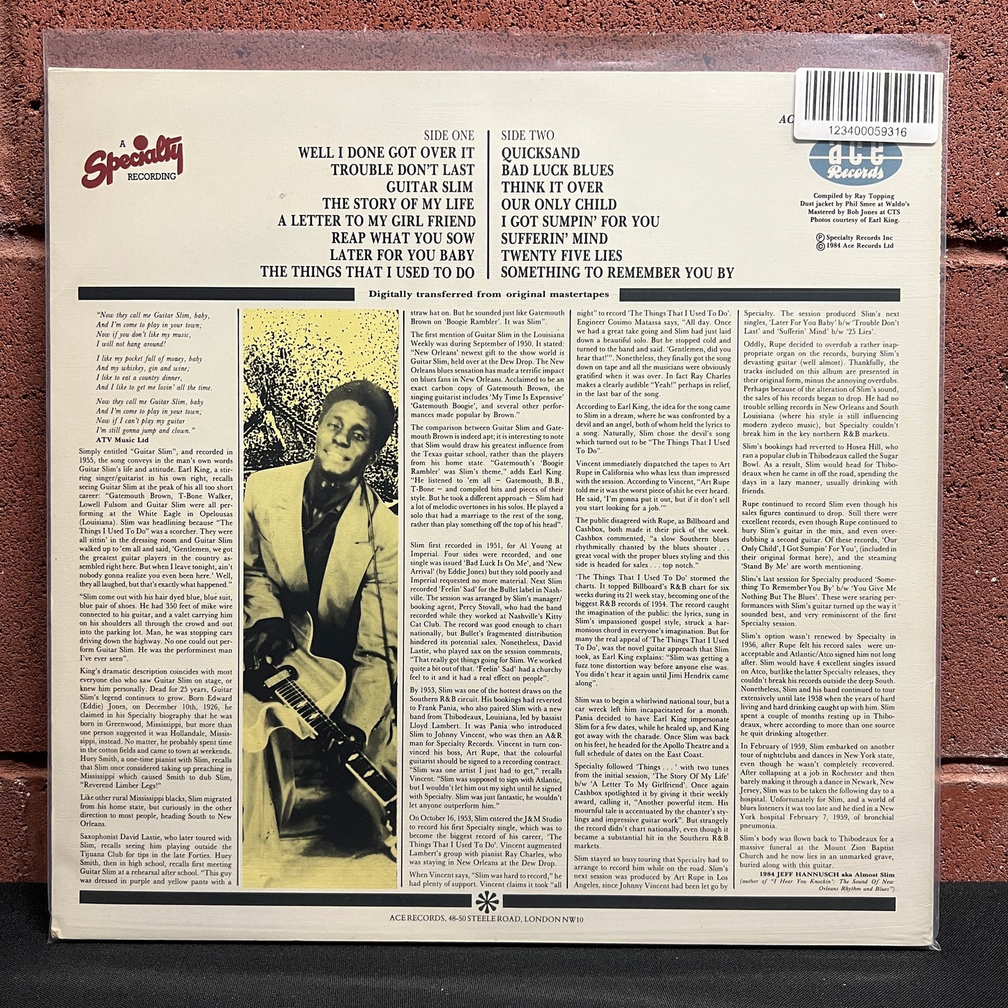 Used Vinyl: Guitar Slim "The Thing That I Used To Do" LP