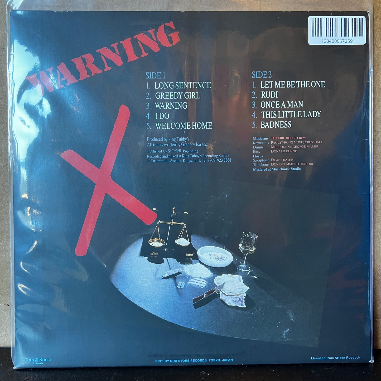 Used Vinyl: Gregory Issacs "Warning" LP (1990 Press)