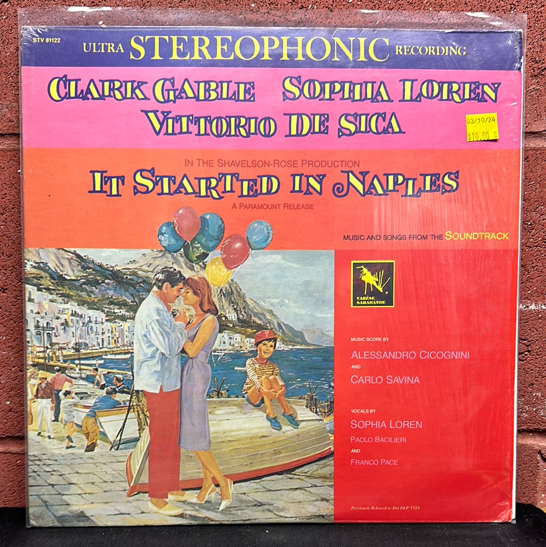Used Vinyl: Alessandro Cicognini And Carlo Savina "It Started In Naples (Original Motion Picture Soundtrack)" LP