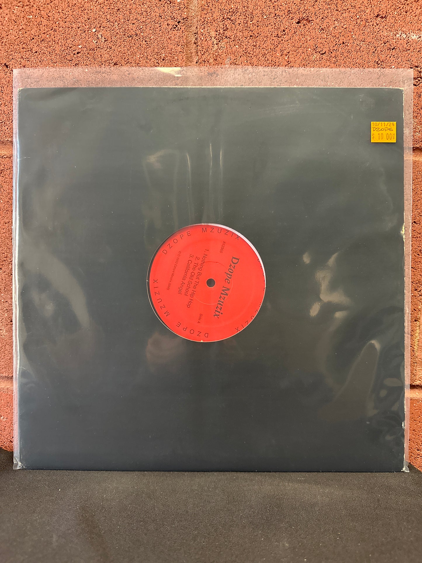 Used Vinyl: Dzope Mzuzix "Nothing But The Hip Hop" 12"