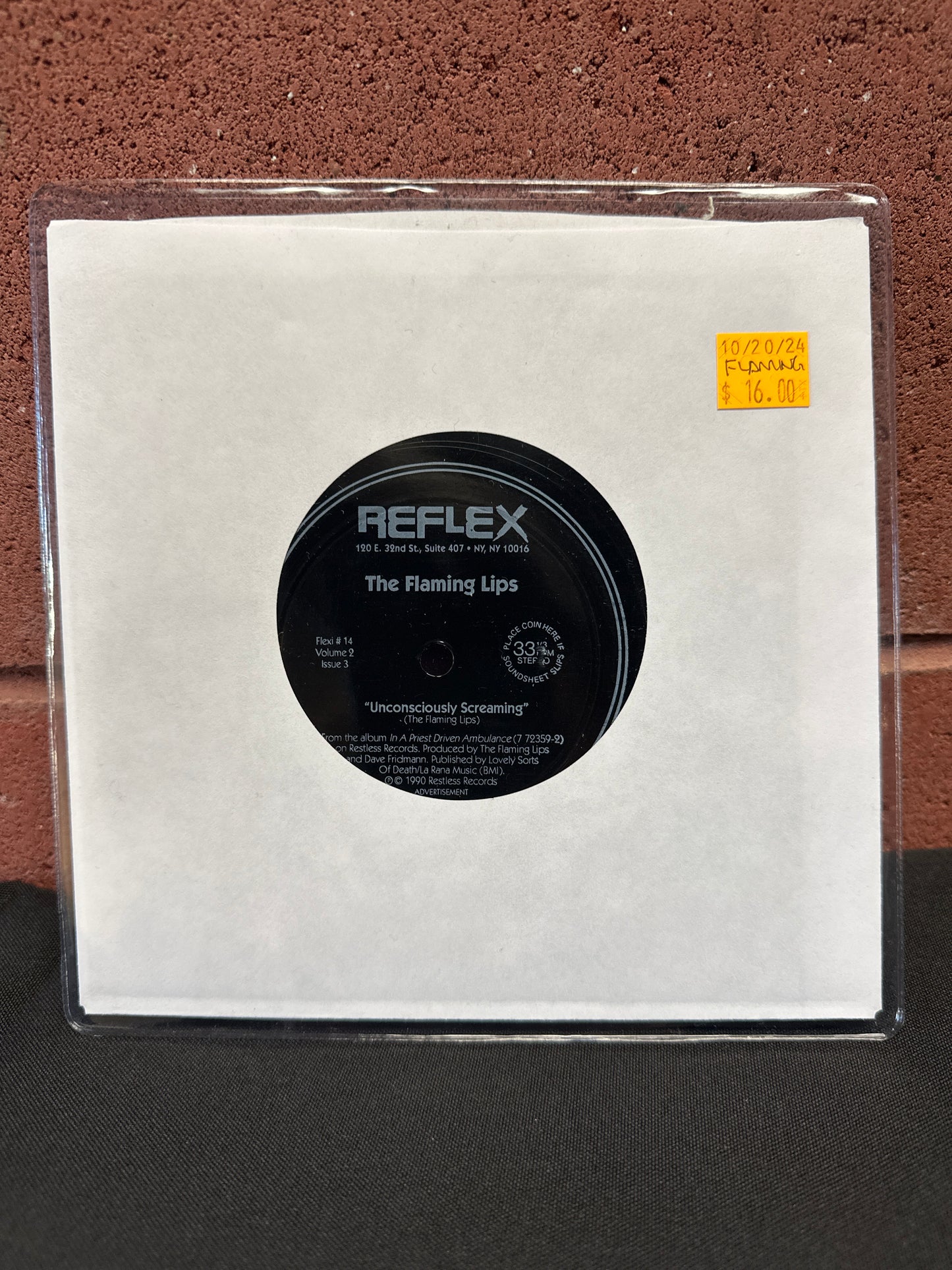 Used Vinyl: 24-7 Spyz With The Flaming Lips "Super Bad / Unconsciously Screaming" 7" (Flexi)