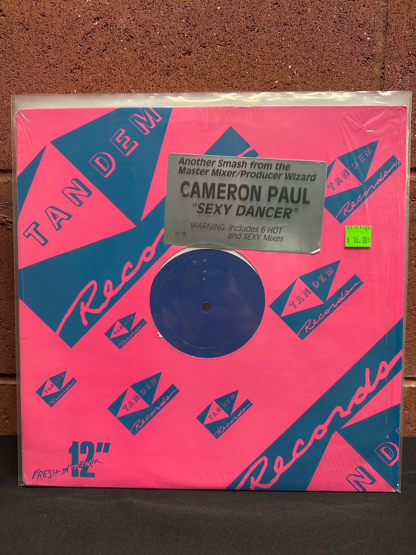 Used Vinyl: Cameron Paul "Sexy Dancer" 12"