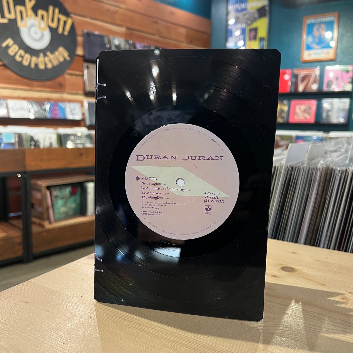 Echo & The Bunnymen / Duran Duran Recycled Vinyl Journal