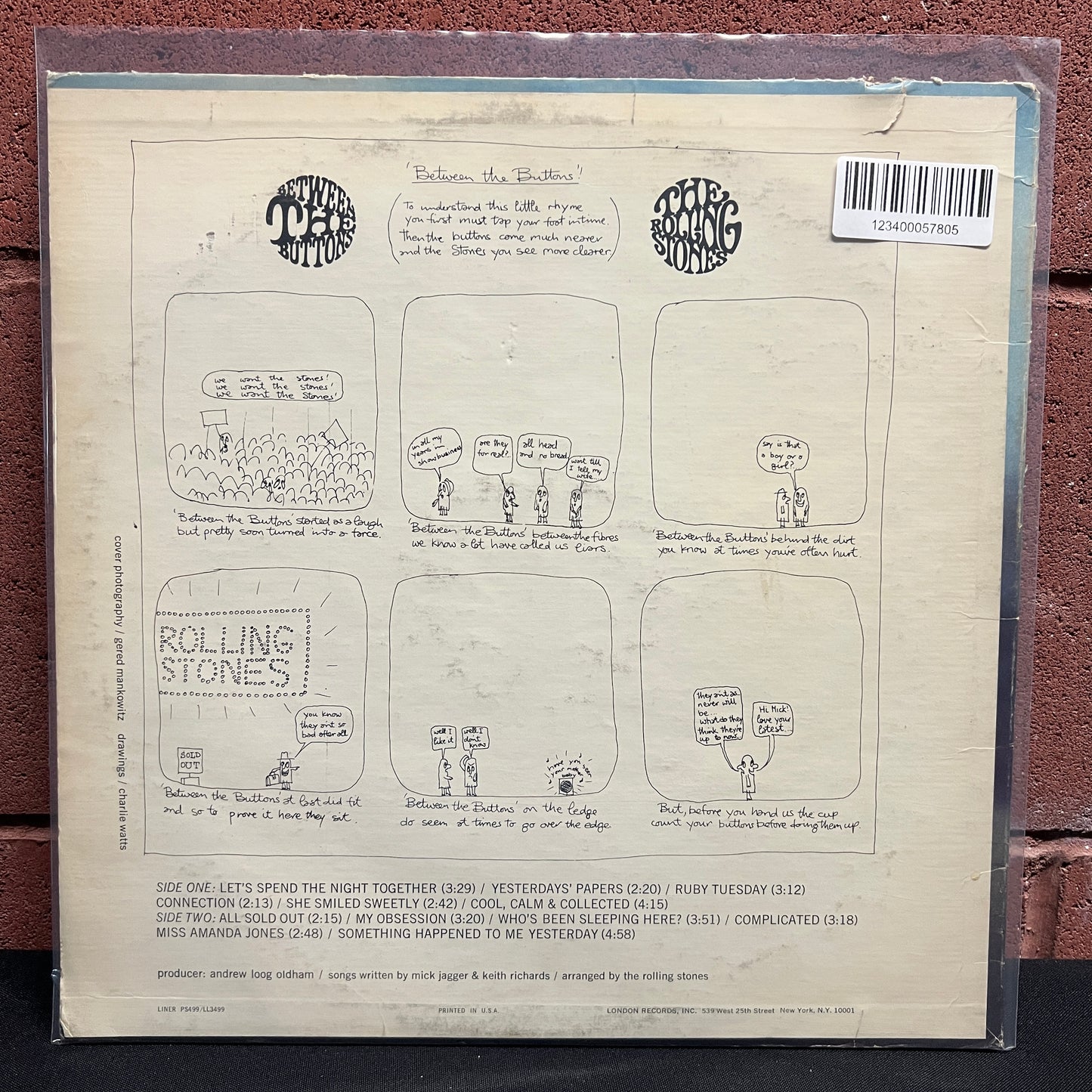 Used Vinyl: Rolling Stones "Between The Buttons" LP