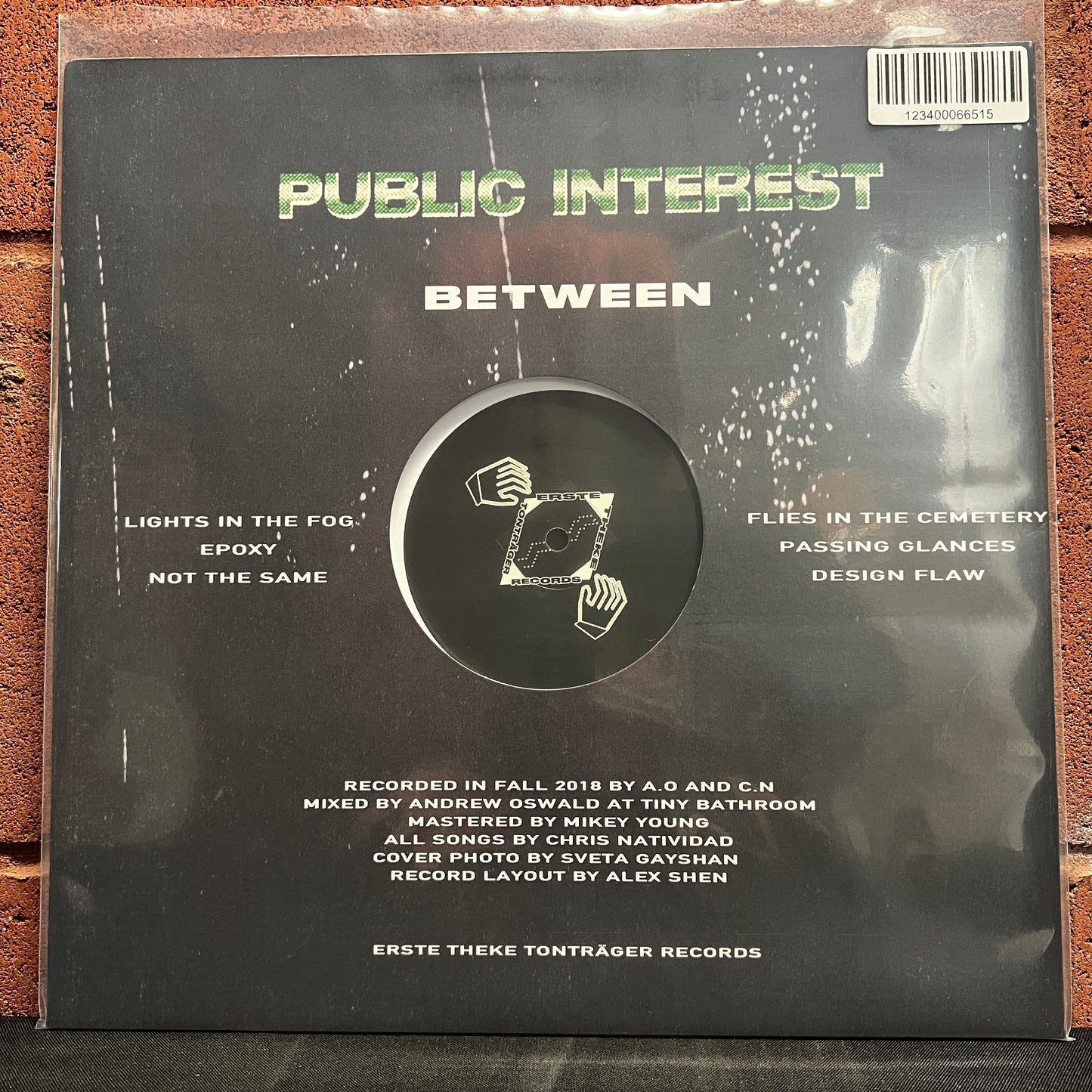 Used Vinyl: Public Interest "Between" 12" (2019 Press)