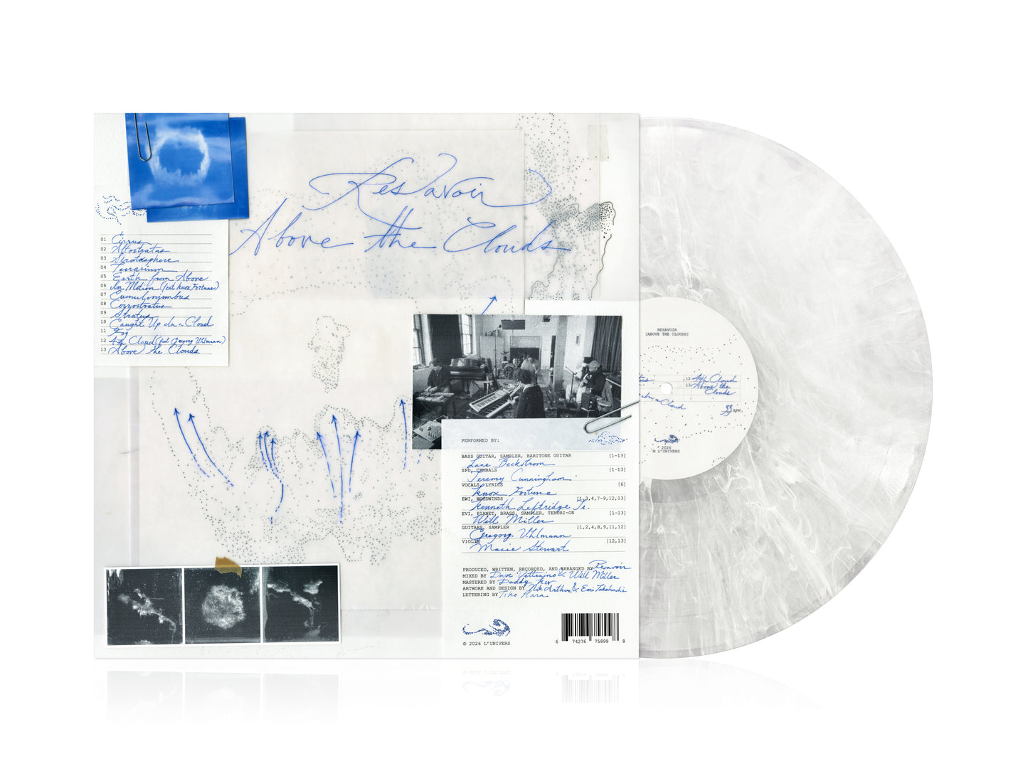 PRE-ORDER: Resavoir "Above the Clouds" LP ("Rare Cloud" Color Vinyl)