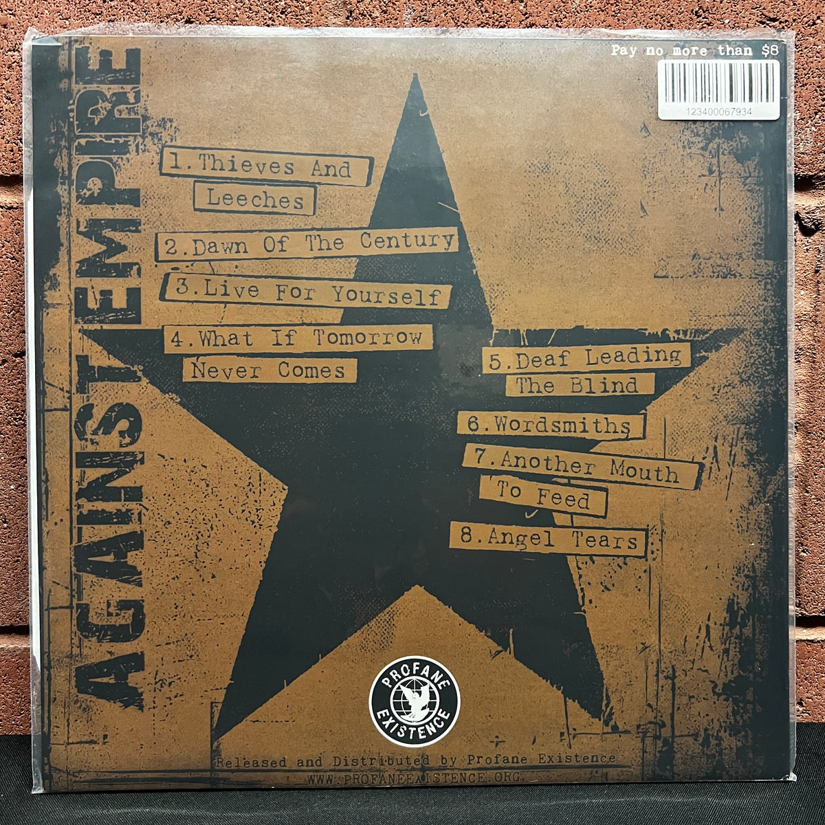 Used Vinyl: Against Empire "Thieves And Leeches" LP (2011 Press)