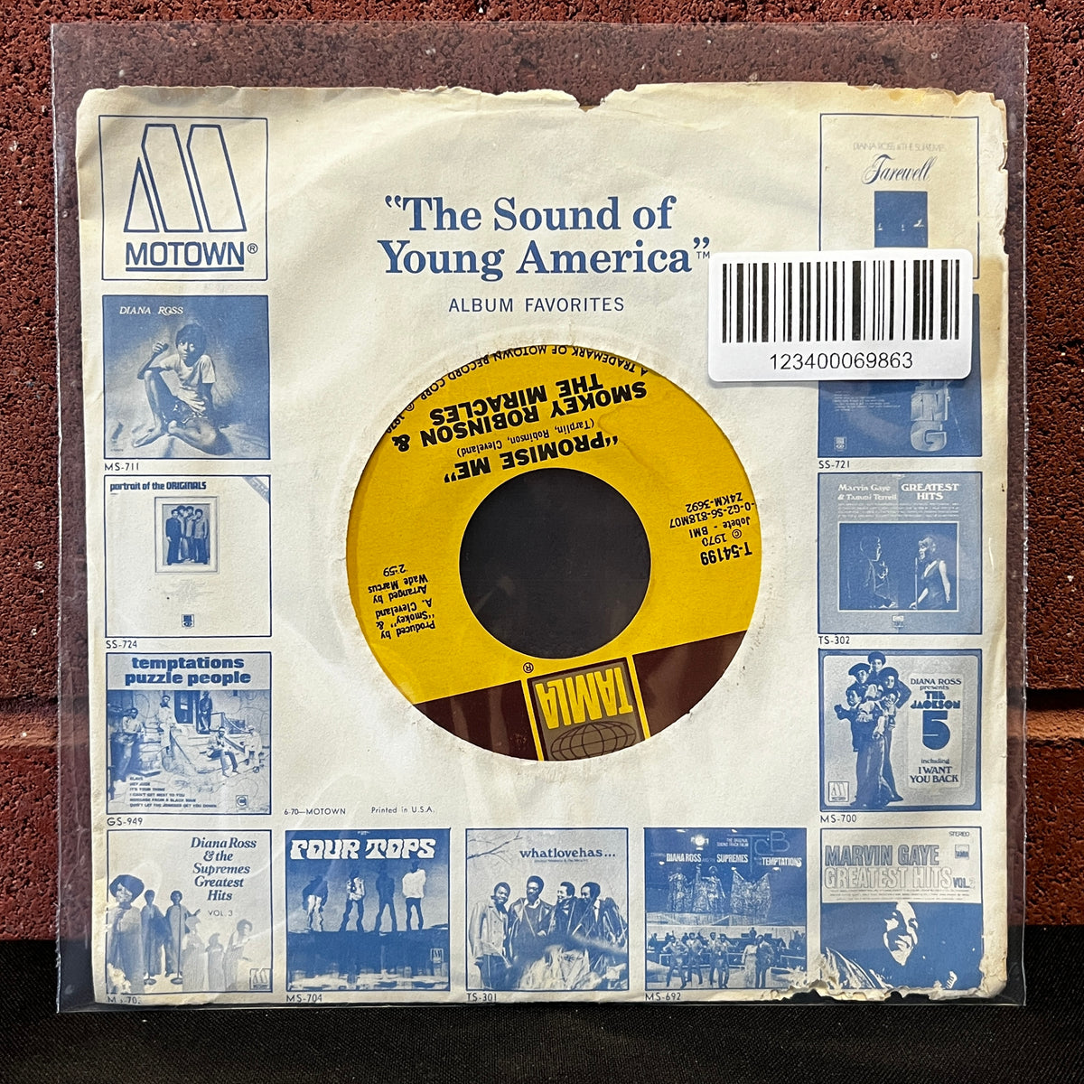 Used Vinyl: Smokey Robinson and the Miracles "Tears of a Clown" 7"